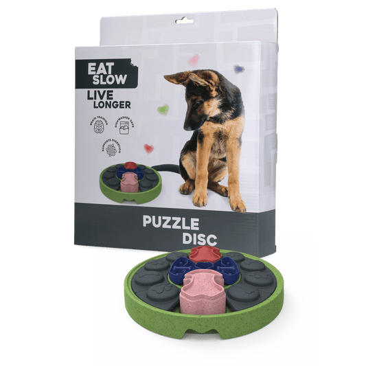 Eat Slow Live Longer Puzzle Disc - all for animals