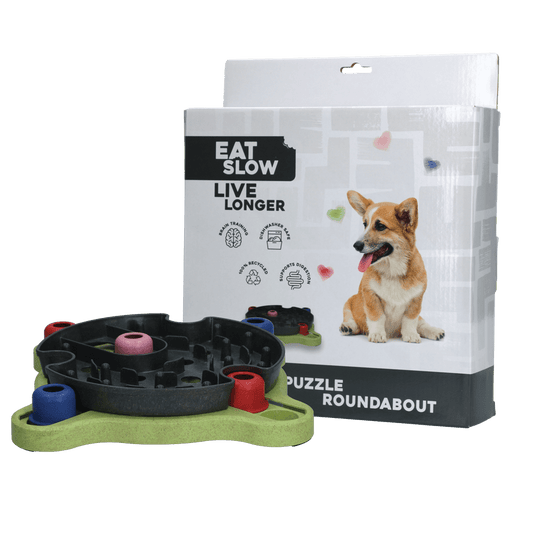 Eat Slow Live Longer Puzzle Roundabout - all for animals