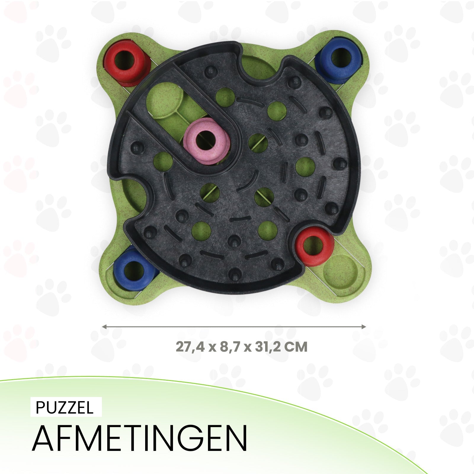 Eat Slow Live Longer Puzzle Roundabout - all for animals