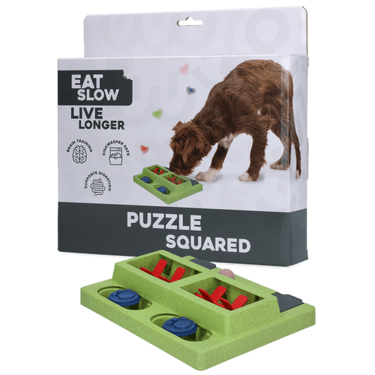 Eat Slow Live Longer Puzzle Squared - all for animals
