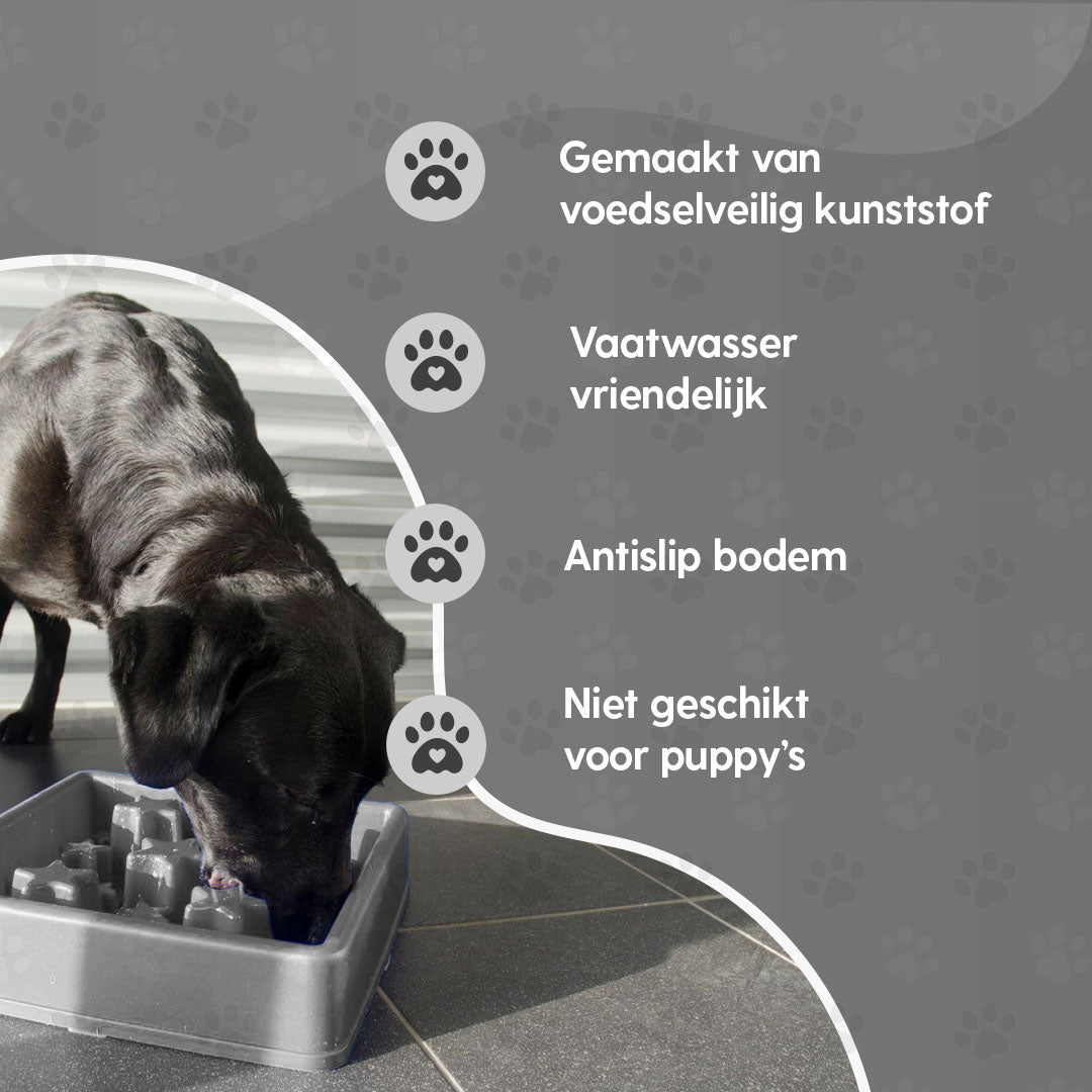 Eat Slow Live Longer Star Grijs - all for animals