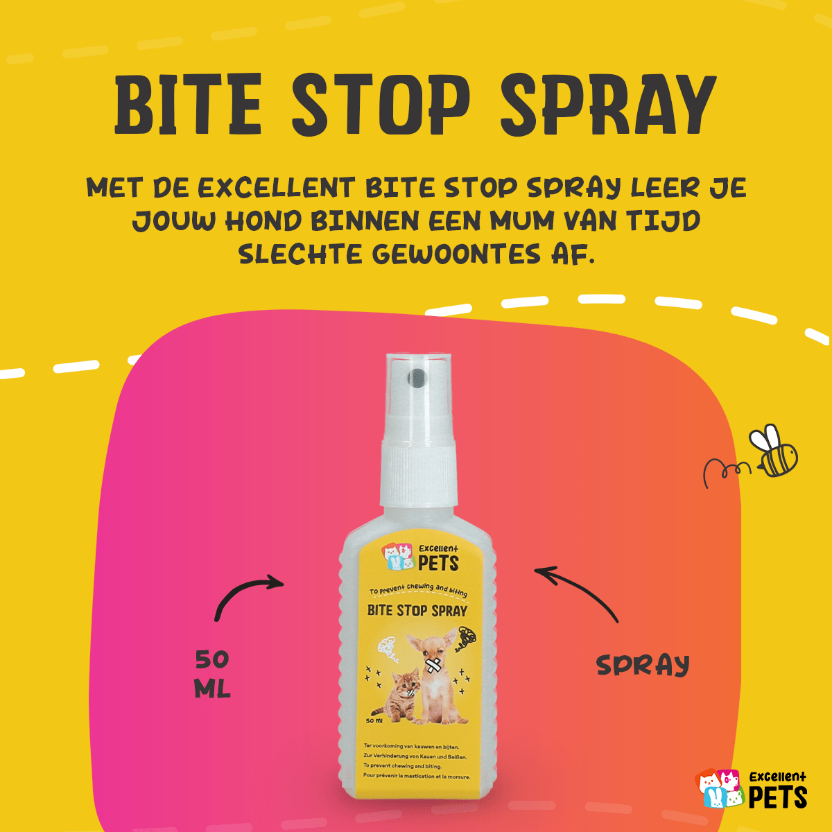 Excellent Pets Bite Stop Spray - all for animals