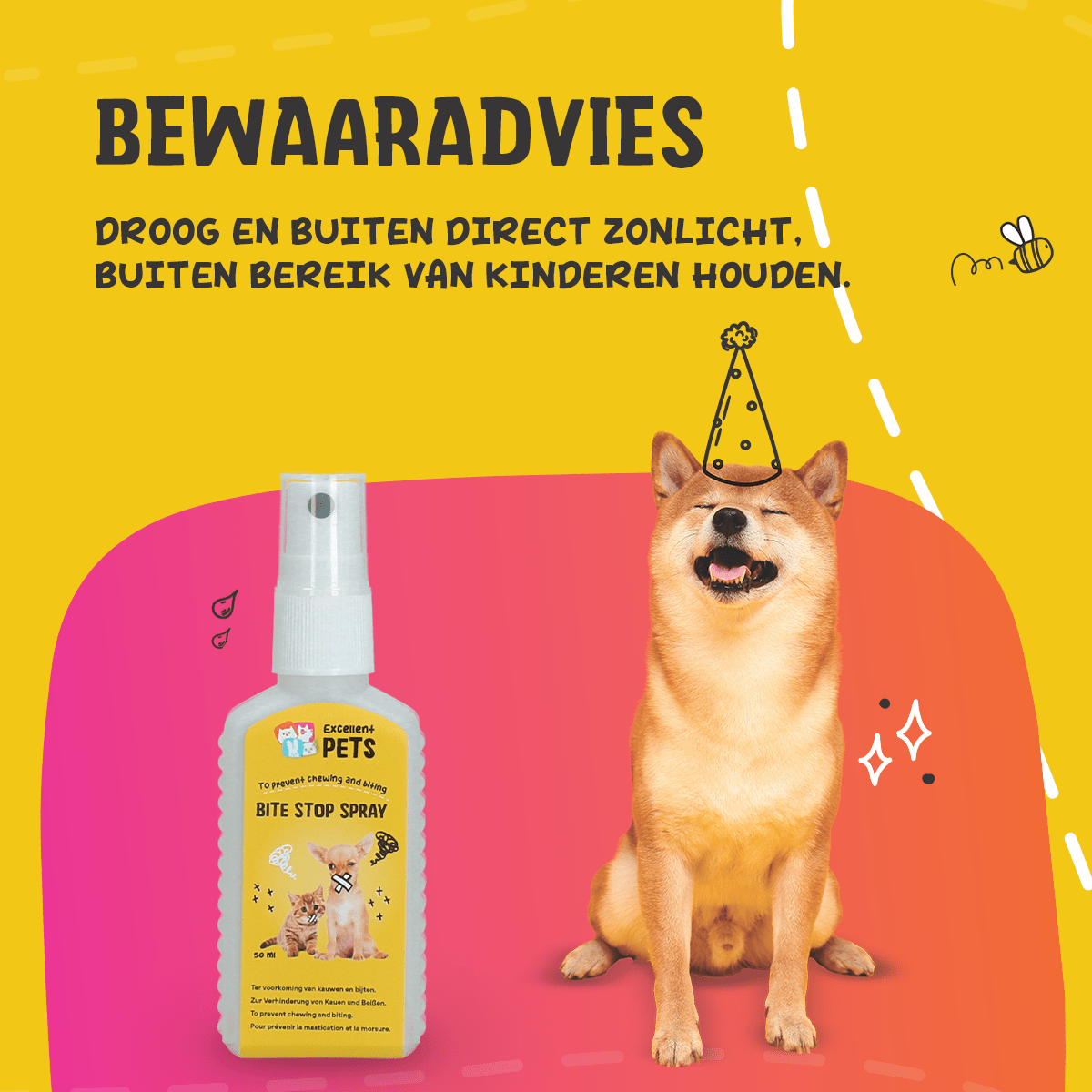 Excellent Pets Bite Stop Spray - all for animals
