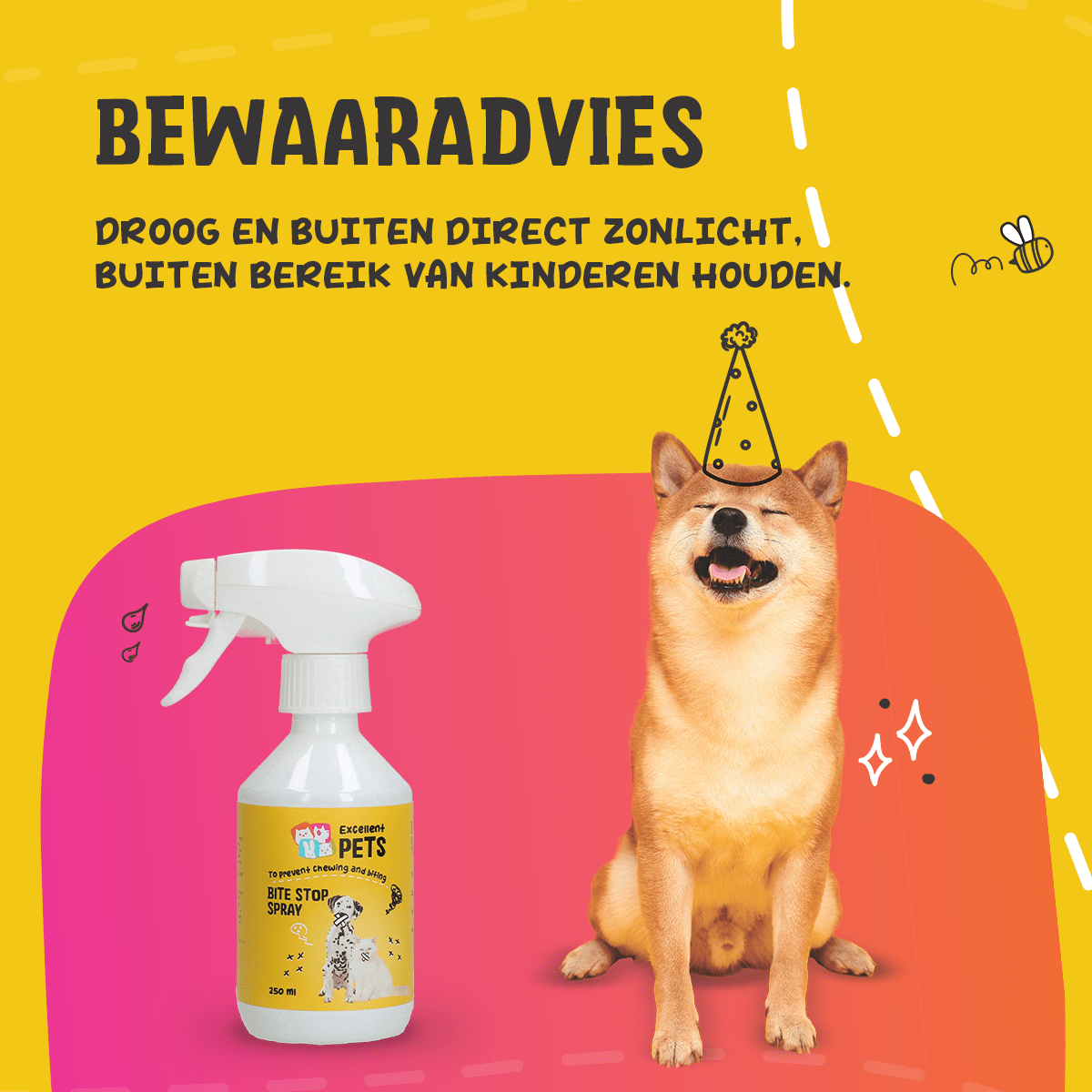 Excellent Pets Bite Stop Spray - all for animals