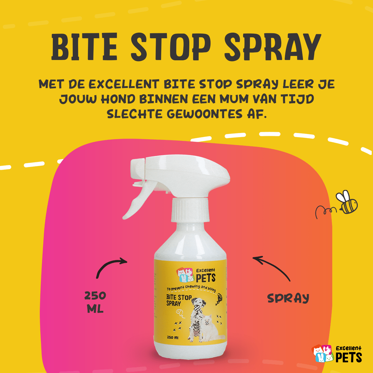Excellent Pets Bite Stop Spray - All For Animals