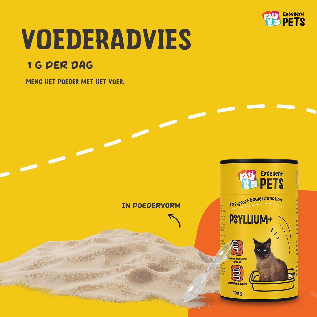 Excellent Pets Cat Psyllium+ 100 g - all for animals