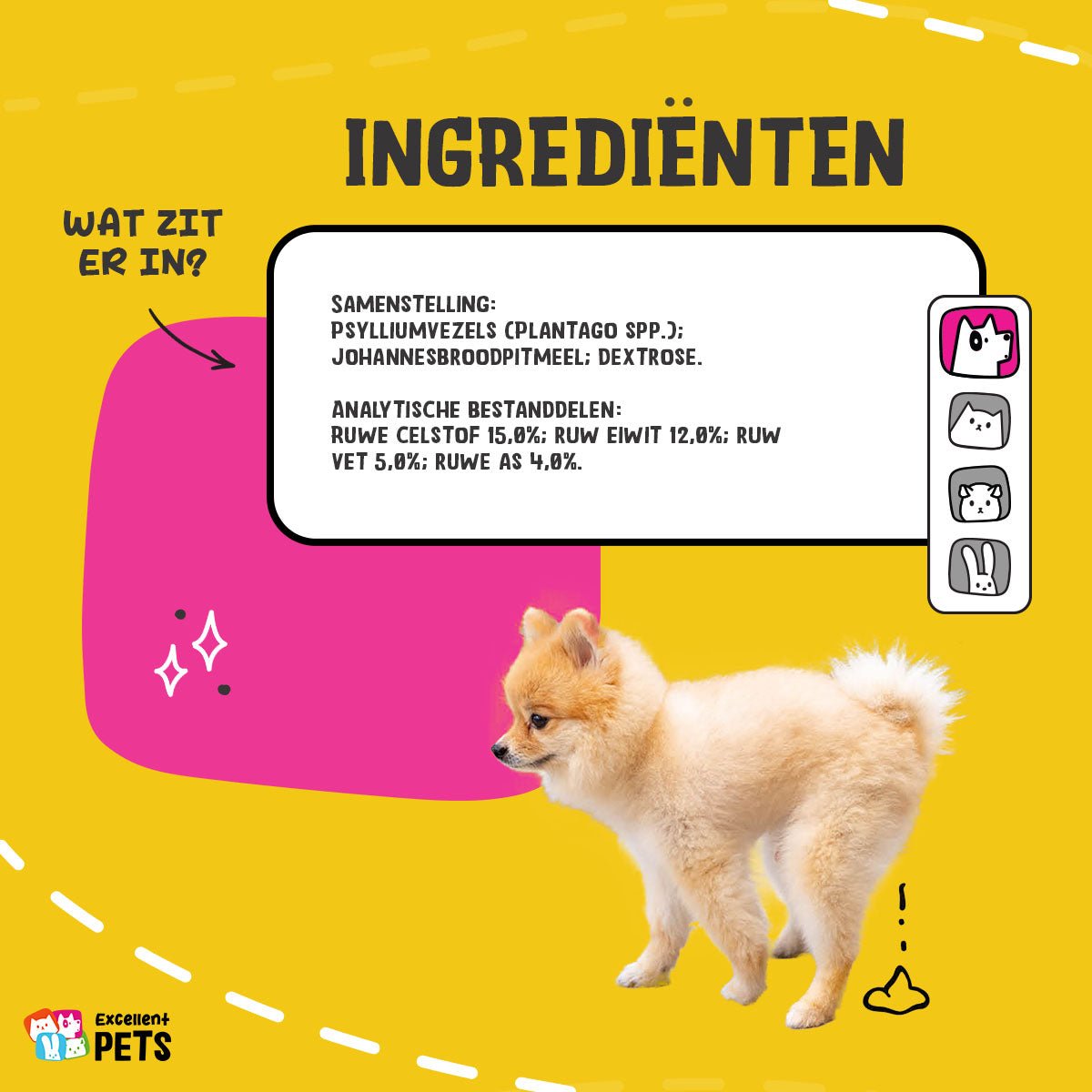 Excellent Pets Dog Psyllium+ 100 g - all for animals