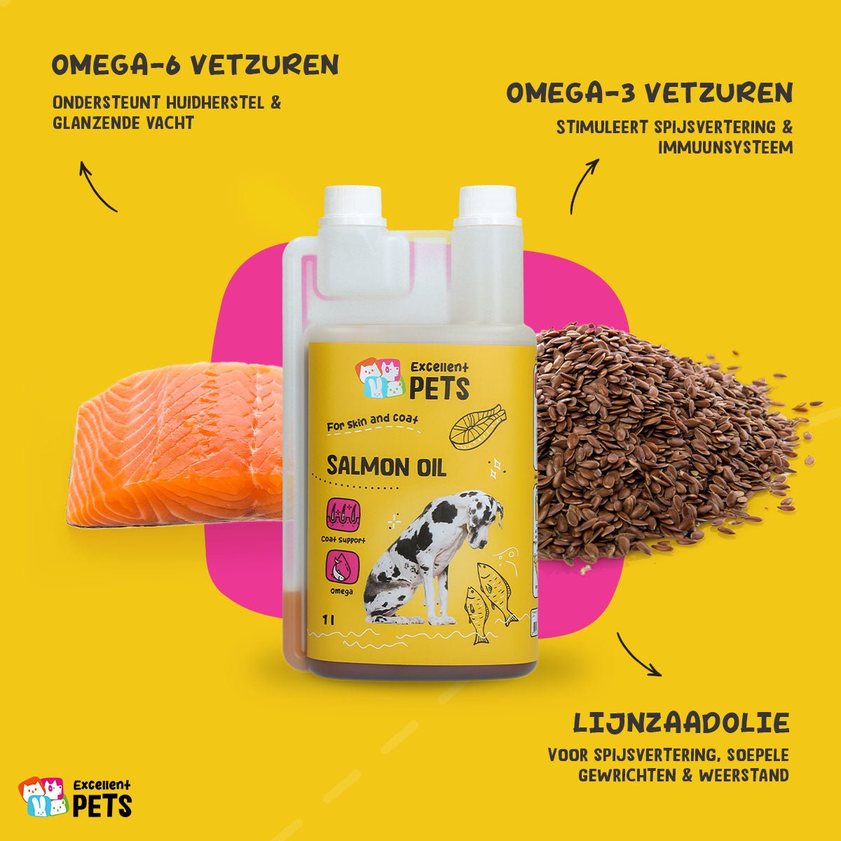 Excellent Pets Dog Salmon Oil - all for animals