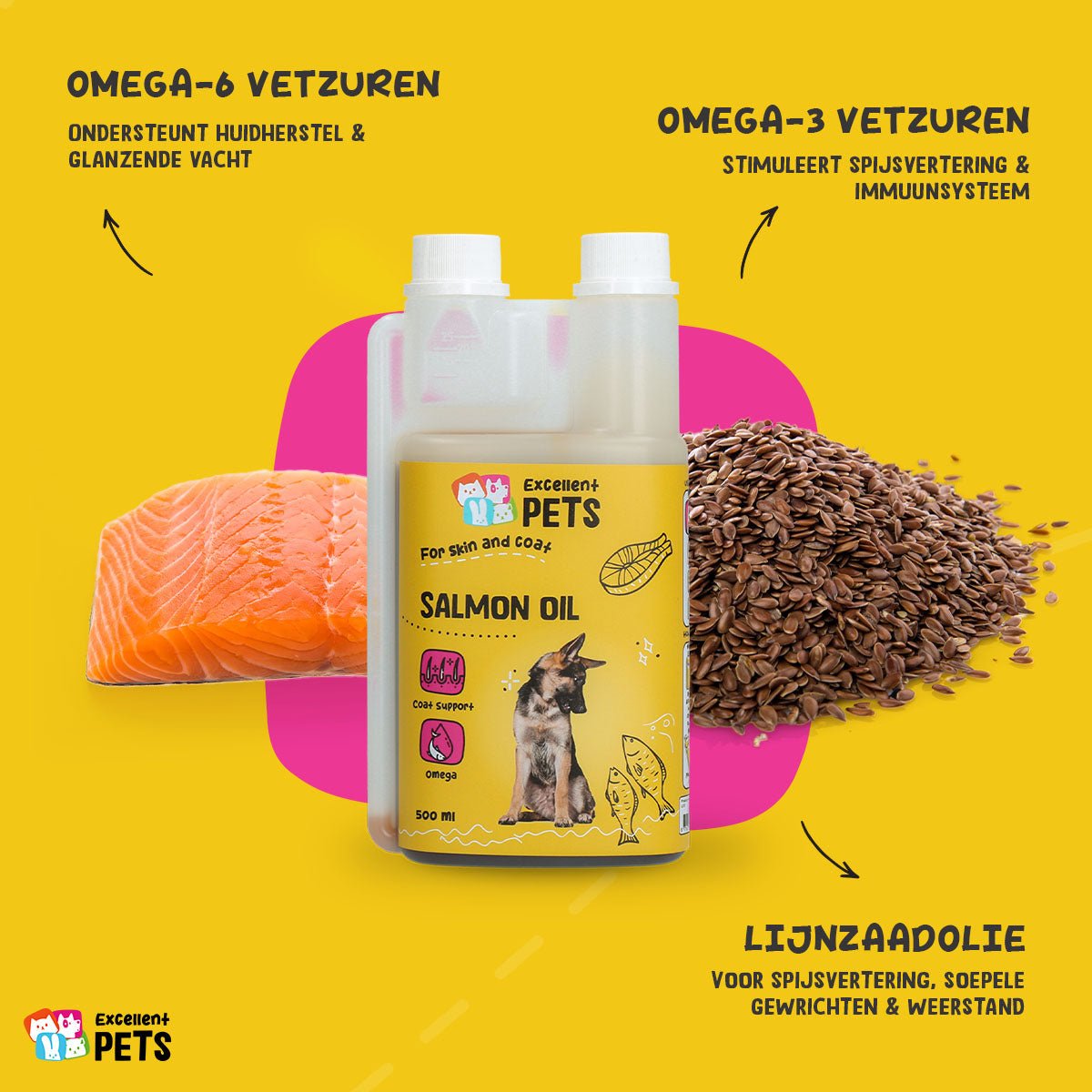 Excellent Pets Dog Salmon Oil - all for animals