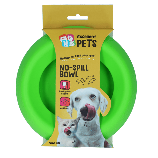 Excellent Pets No - Spill Bowl 300ml Groen S - all for animals