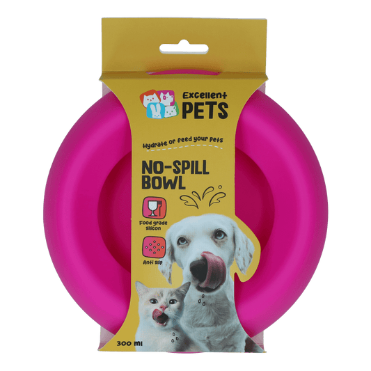 Excellent Pets No - Spill Bowl 300ml Roze S - all for animals