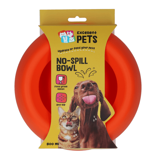 Excellent Pets No - Spill Bowl 800ml Oranje M - all for animals