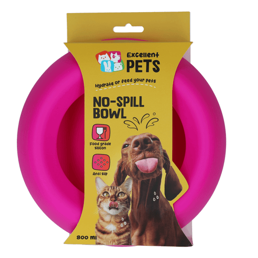 Excellent Pets No - Spill Bowl 800ml Roze M - all for animals