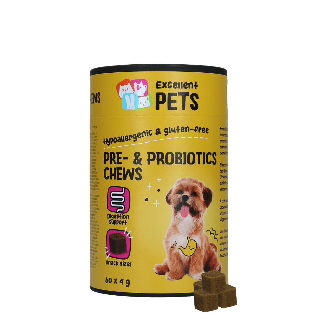 Excellent Pets Pre- & Probiotics Chews 60 Treats - All For Animals