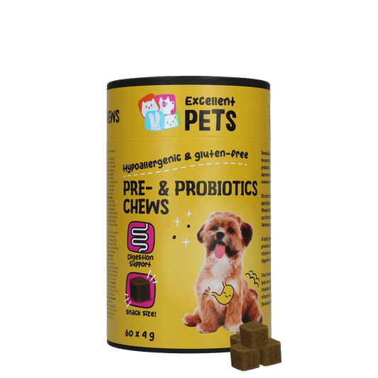 Excellent Pets Pre- & Probiotics Chews 60 Treats - All For Animals