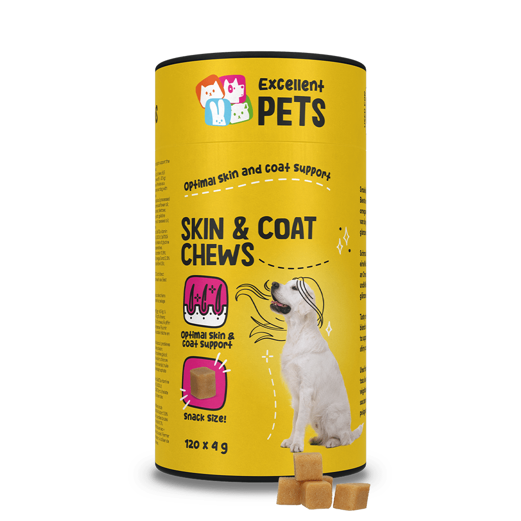 Excellent Pets Skin & Coat Soft Chews 120 Treats - all for animals