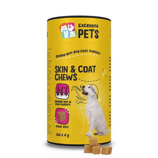 Excellent Pets Skin & Coat Soft Chews 120 Treats - all for animals