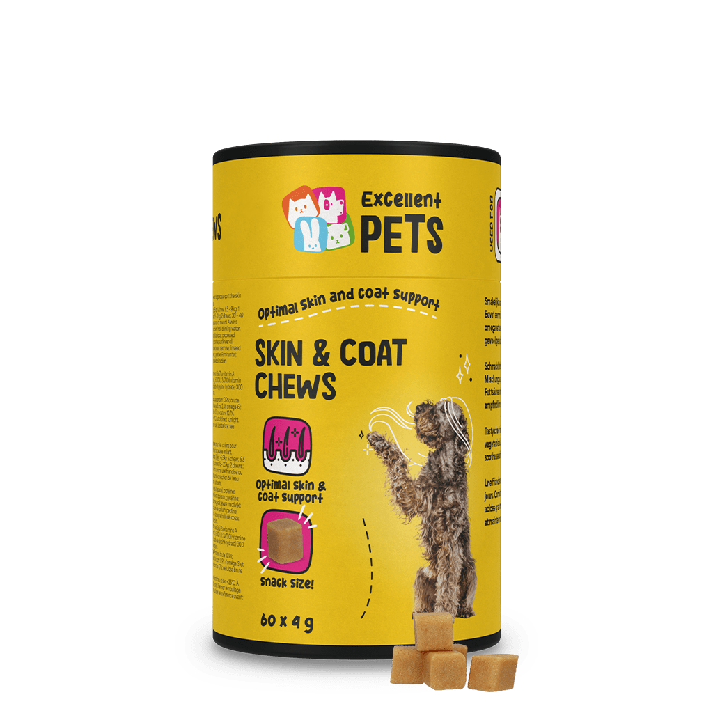 Excellent Pets Skin & Coat Soft Chews 60 Treats - all for animals