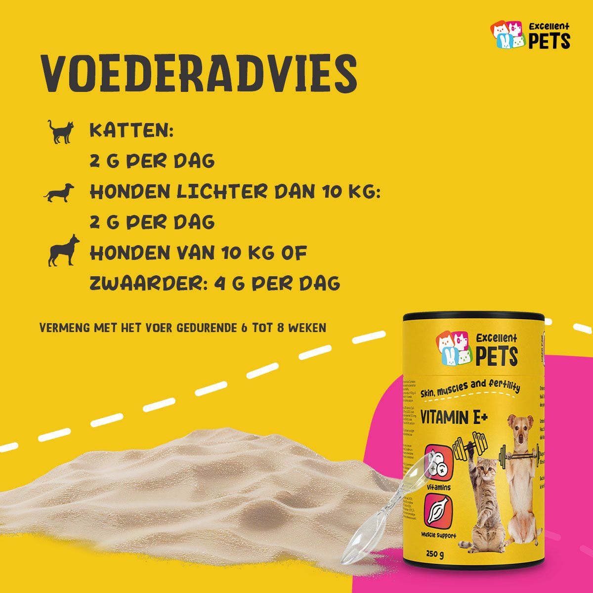 Excellent Pets Vitamin E+ 250 g - all for animals