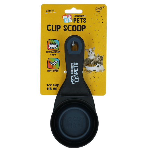 Excellent Pets Voerschep met Sluitclip 0,5 cup - all for animals