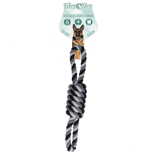 Floss Toss Dental Rope Exteme 8 - Tugger - 61 cm - all for animals