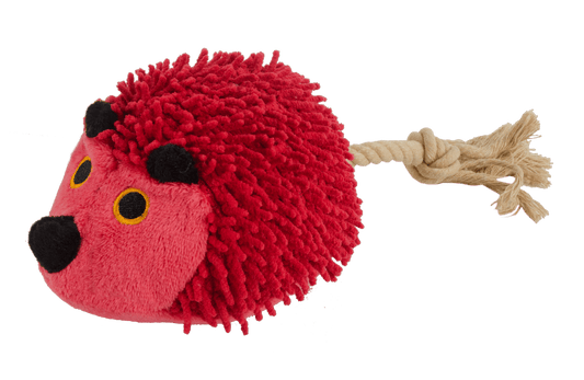 Fuzzle Hedgie met staart Rood - all for animals