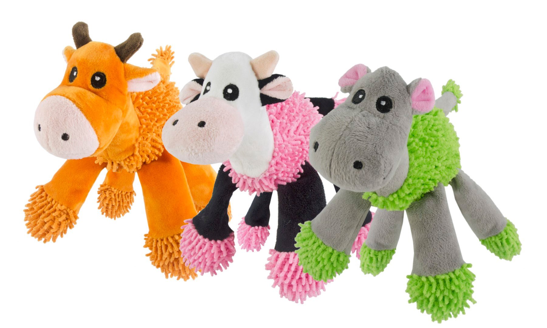 Fuzzle met 5 piepers Koe - all for animals