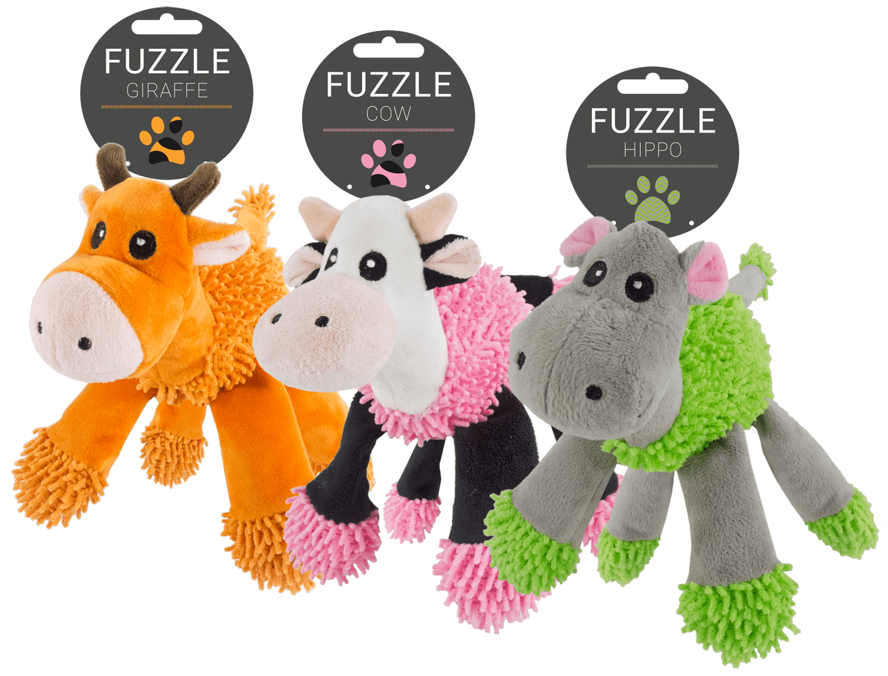 Fuzzle met 5 piepers Nijlpaard - all for animals
