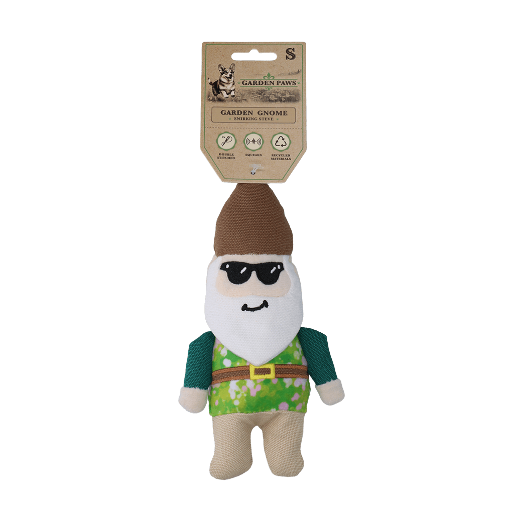 Garden Paws Garden Gnome Smirking Steve - all for animals
