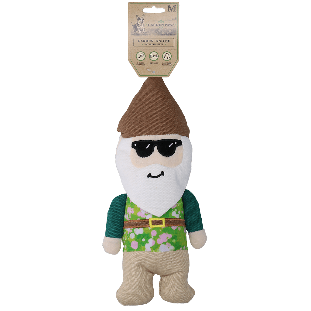 Garden Paws Garden Gnome Smirking Steve - all for animals