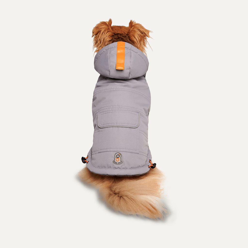 Goo - eez Hooded Full Body Snowsuit XXS Grijs - all for animals