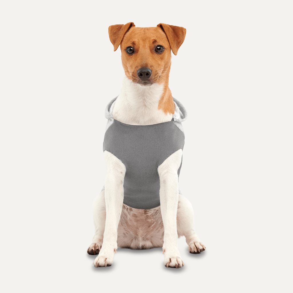 Goo - eez Kangaroo Fleece Hoodie XXS Grijs - all for animals