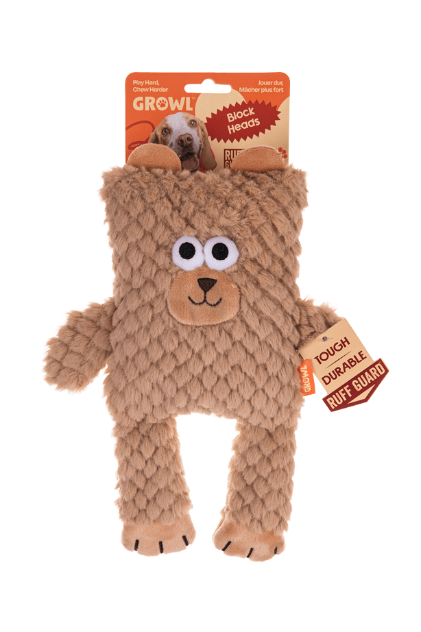 Growl Block Heads Boxy de Beer - all for animals