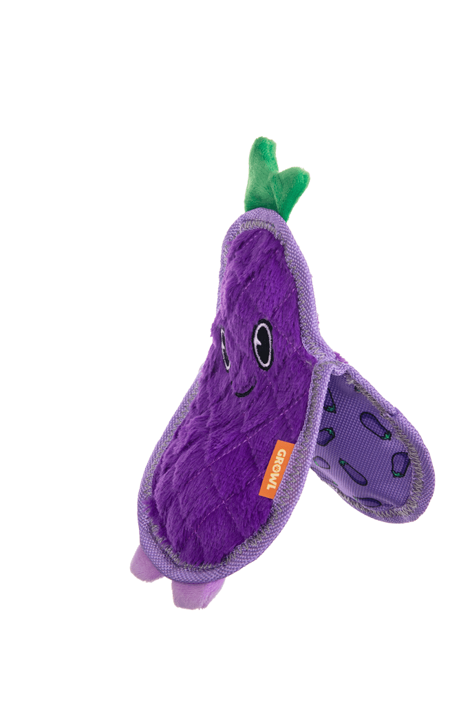 Growl Flip Floppz Eddie de Aubergine - all for animals