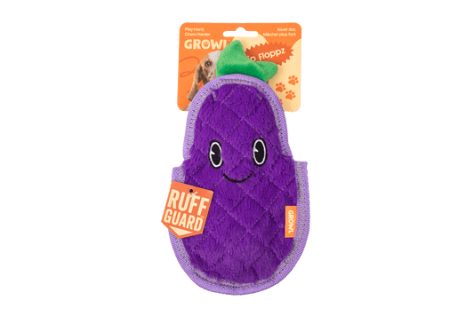 Growl Flip Floppz Eddie de Aubergine - all for animals