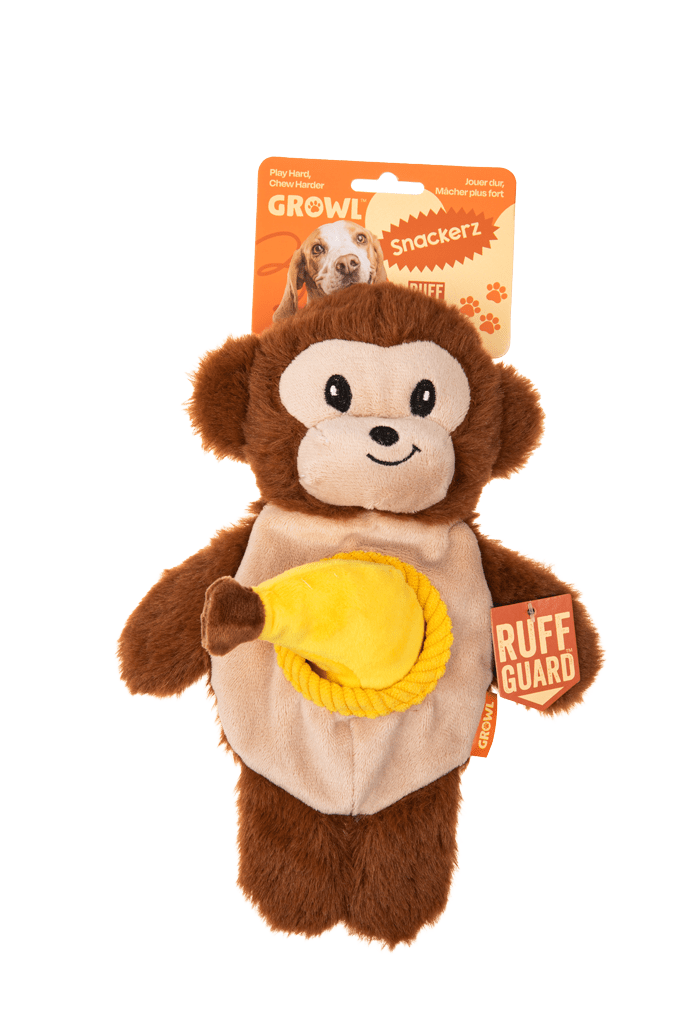 Growl Snackerz Milo de Aap - all for animals