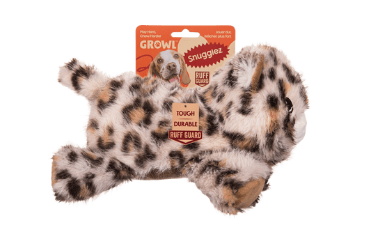 Growl Snugglez Larry het Luipaard - all for animals