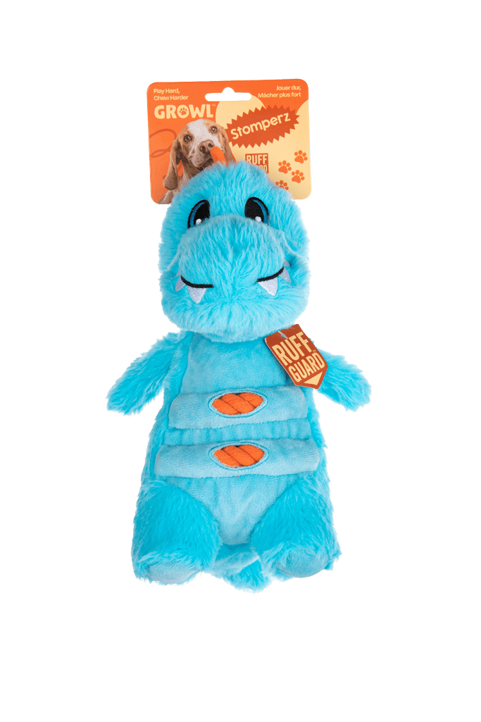 Growl Stomperz Terry de blauwe Tyranosaurus - Rex - all for animals