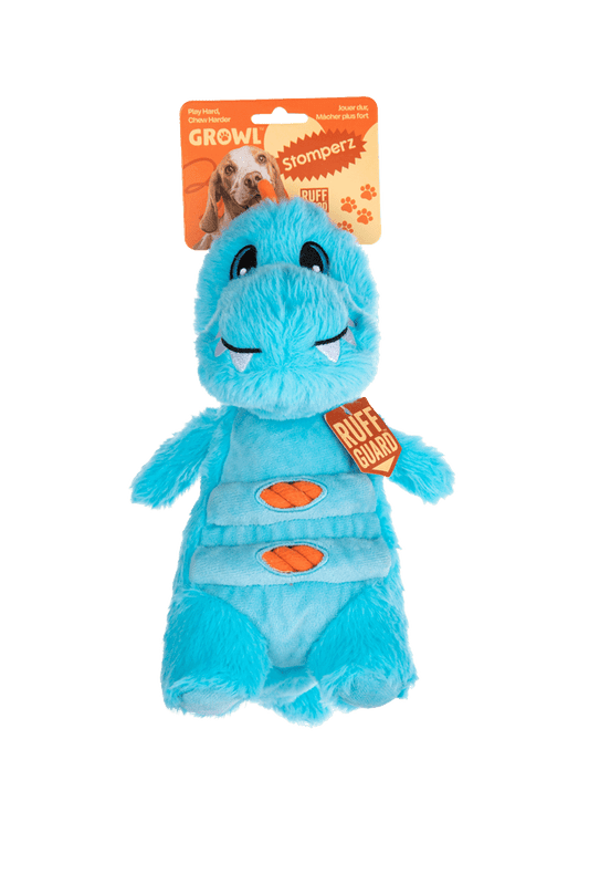 Growl Stomperz Terry de blauwe Tyranosaurus - Rex - all for animals