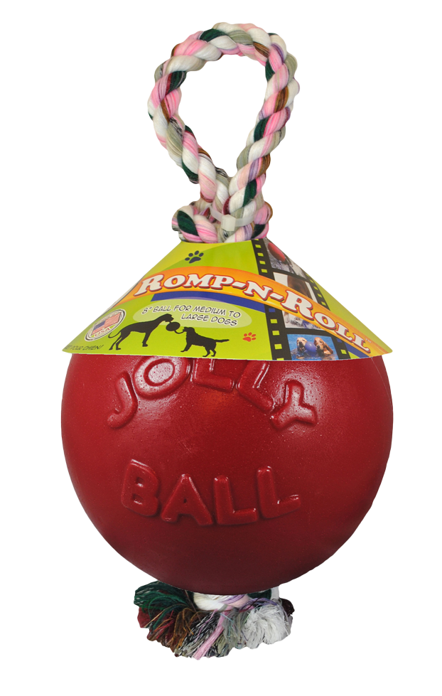 Jolly Romp - n - Roll Rood L (20 cm) - all for animals