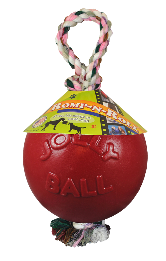 Jolly Romp - n - Roll Rood L (20 cm) - all for animals