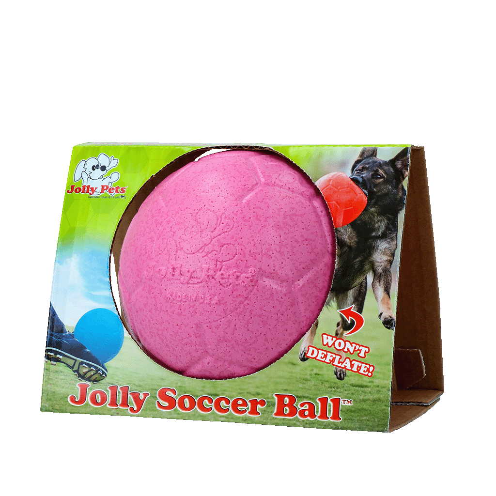 Jolly Soccer Ball Roze S (15 cm) - all for animals