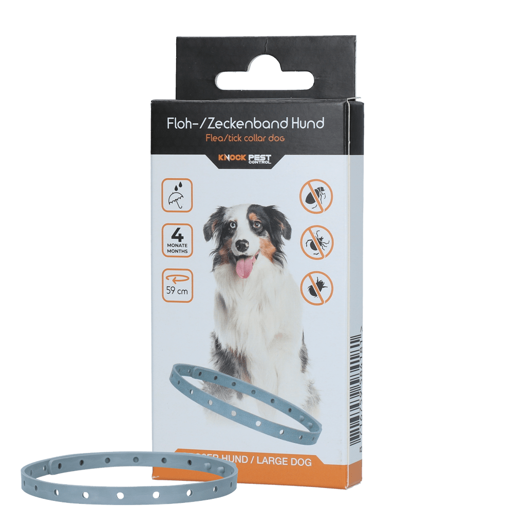 Knock Pest Vlooien/Tekenband Hond 59 cm DE/UK - All For Animals