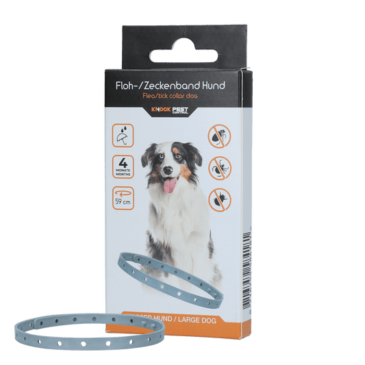 Knock Pest Vlooien/Tekenband Hond 59 cm DE/UK - All For Animals