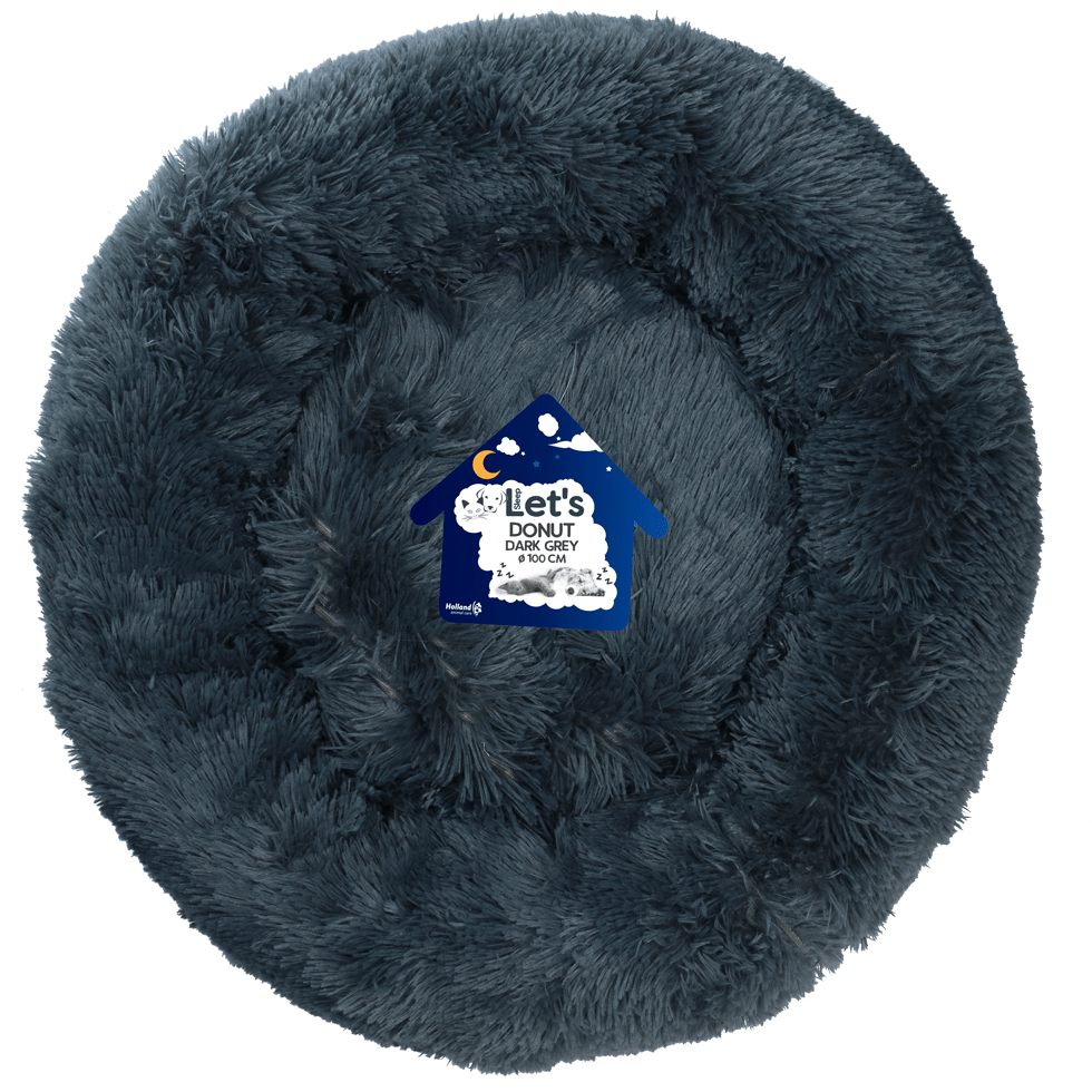 Let's Sleep Donut Donkergrijs - all for animals