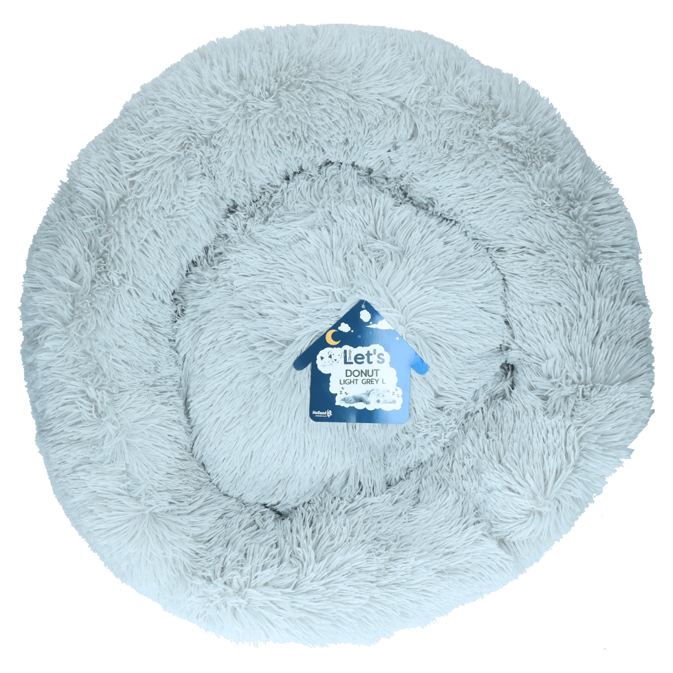 Let's Sleep Donut Lichtgrijs - all for animals