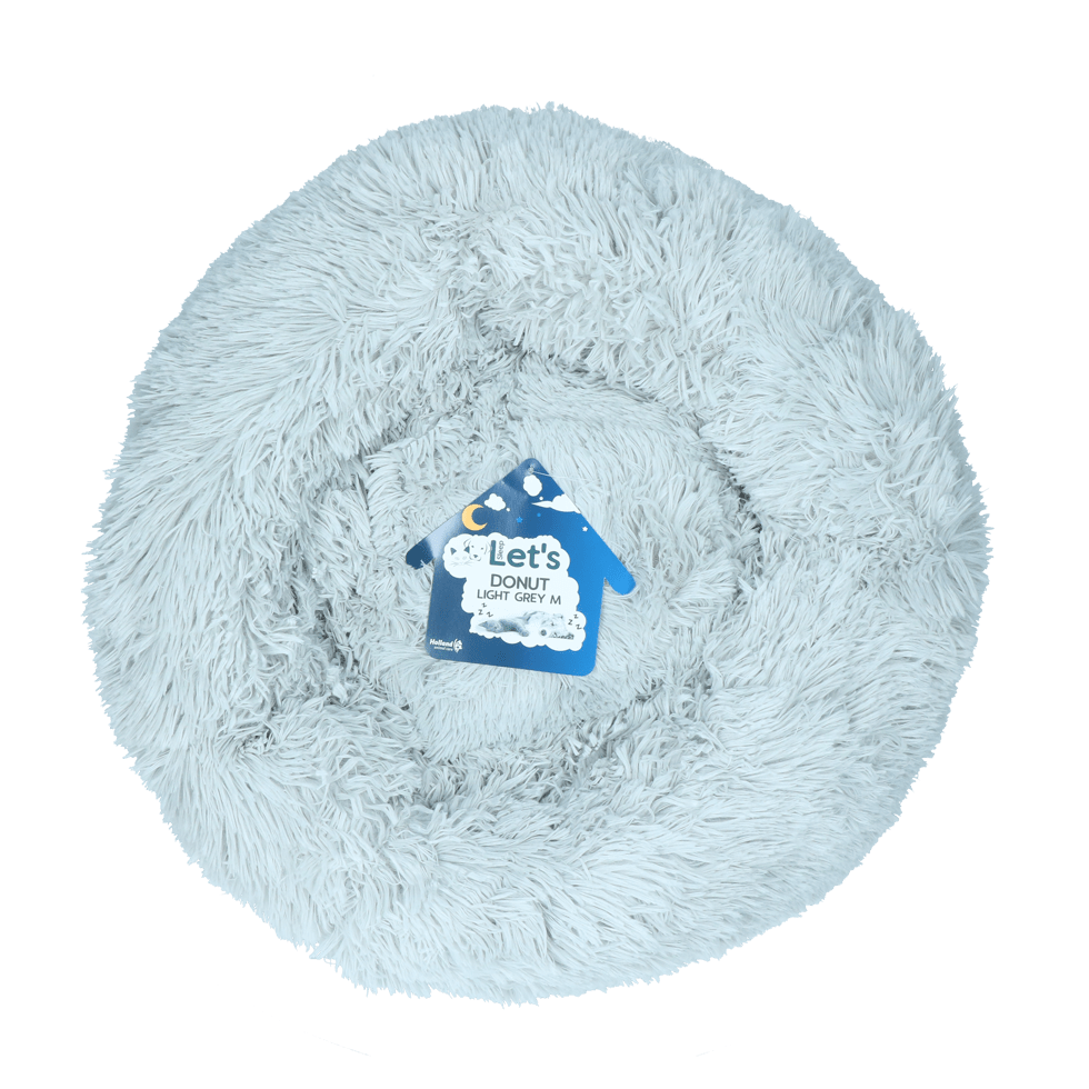 Let's Sleep Donut Lichtgrijs - all for animals