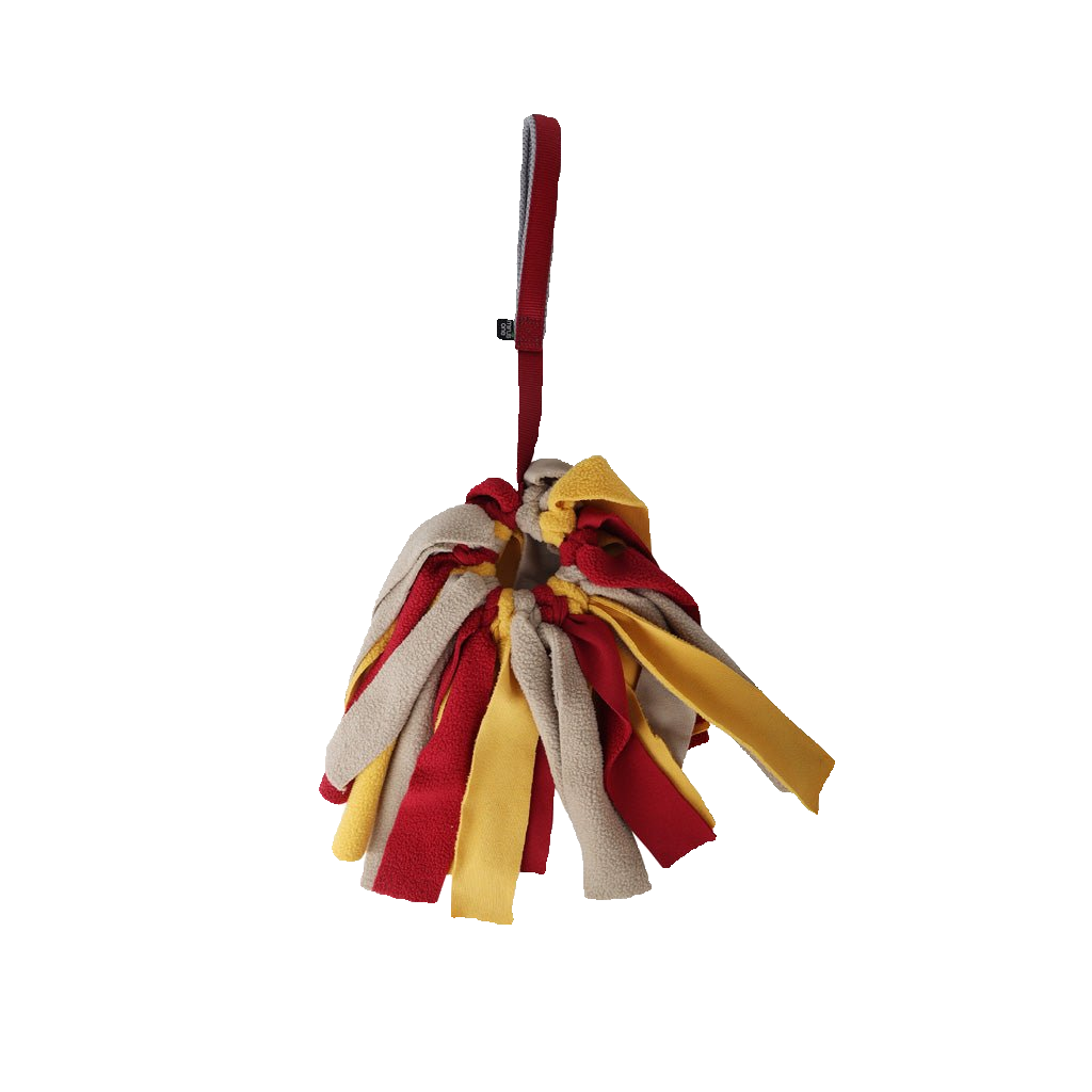 Minus One Fleece Dog Tug Toy Mop - transparante productafbeelding