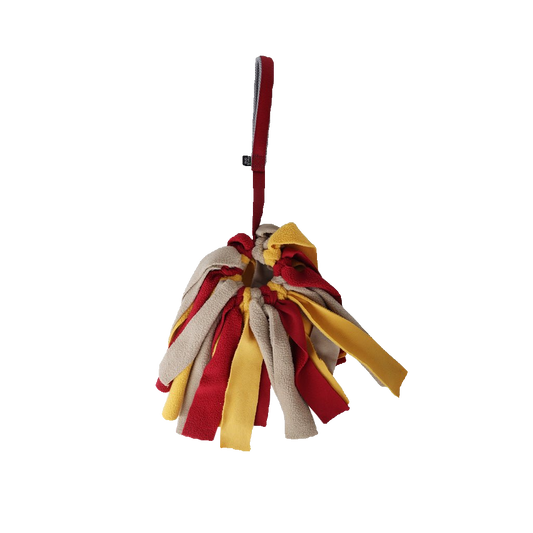 Minus One Fleece Dog Tug Toy Mop - transparante productafbeelding