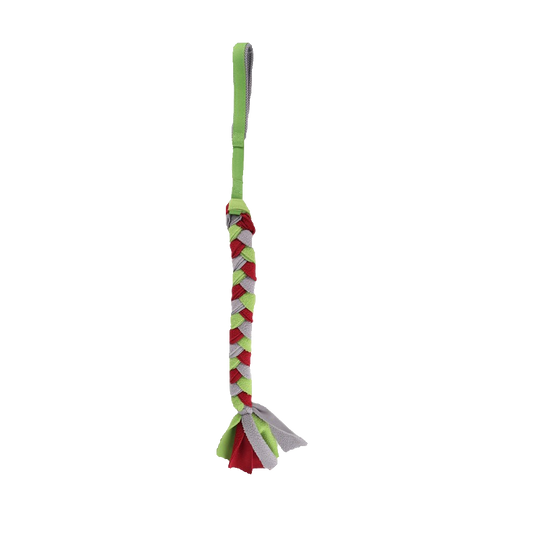 Minus One Fleece Dog Tug Toy Rope - transparante productafbeelding
